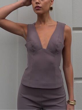 Kookai Alto sculpted top